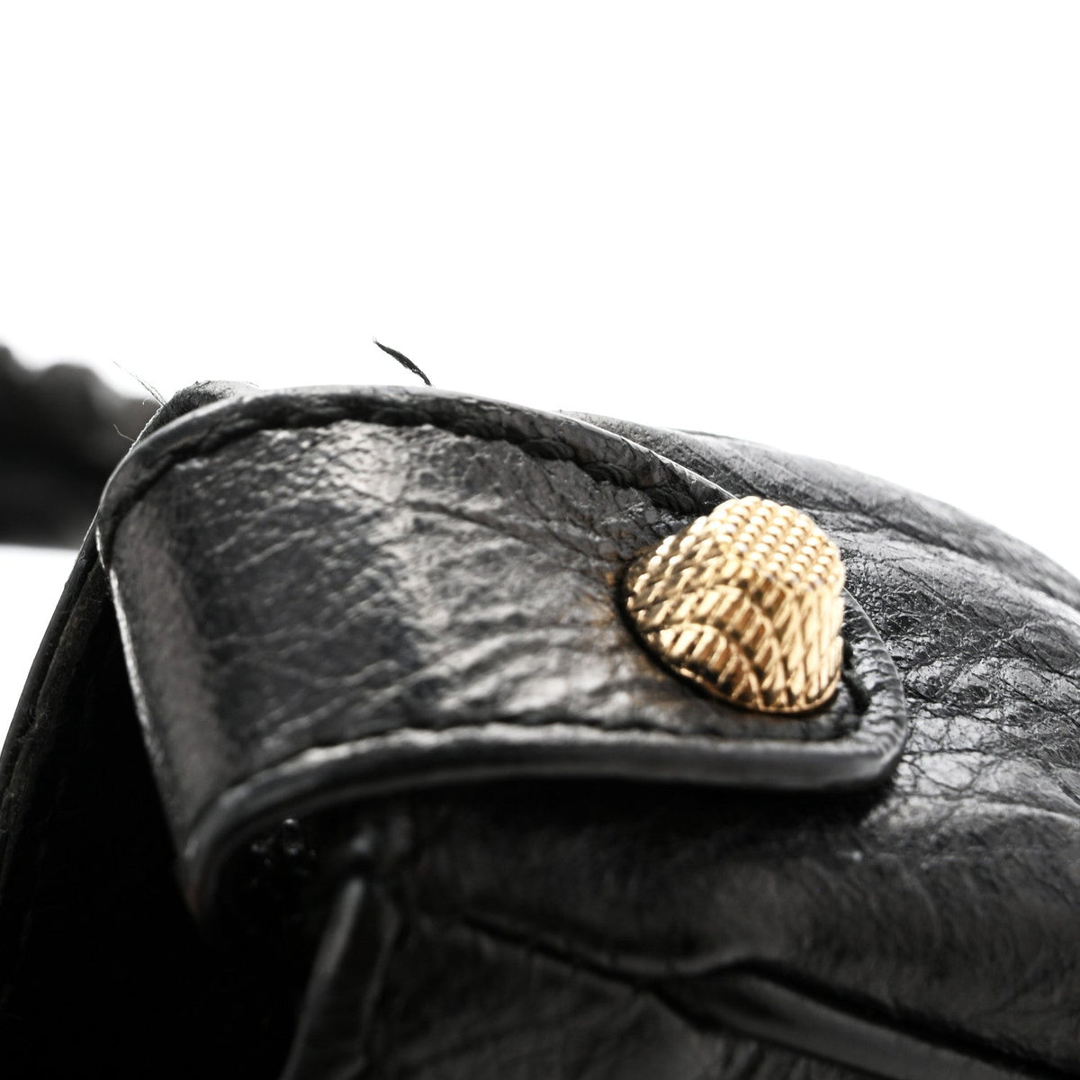 Agneau Giant 12 Gold Hardware Velo Black