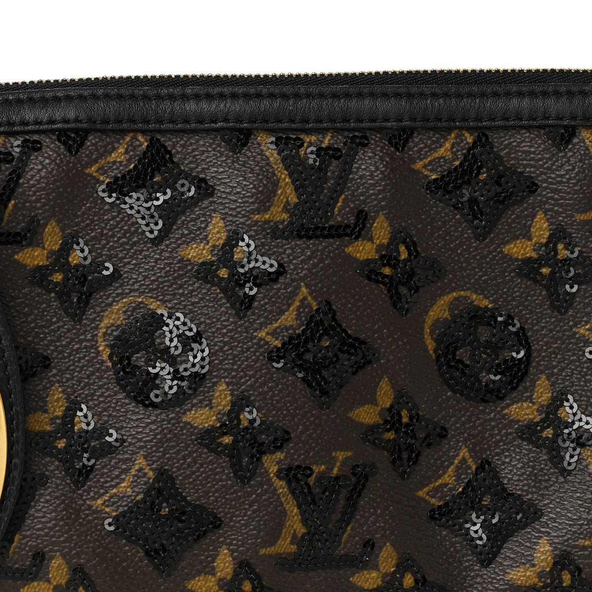 Monogram Sequins Eclipse Pochette Noir