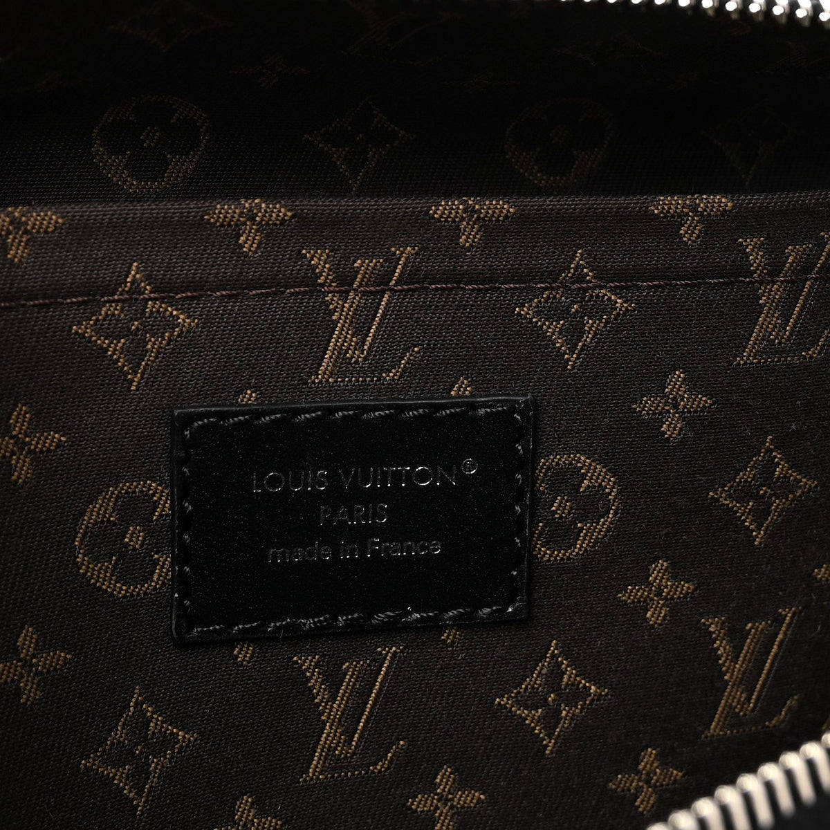 Pixel Lambskin LV Biker MM Black