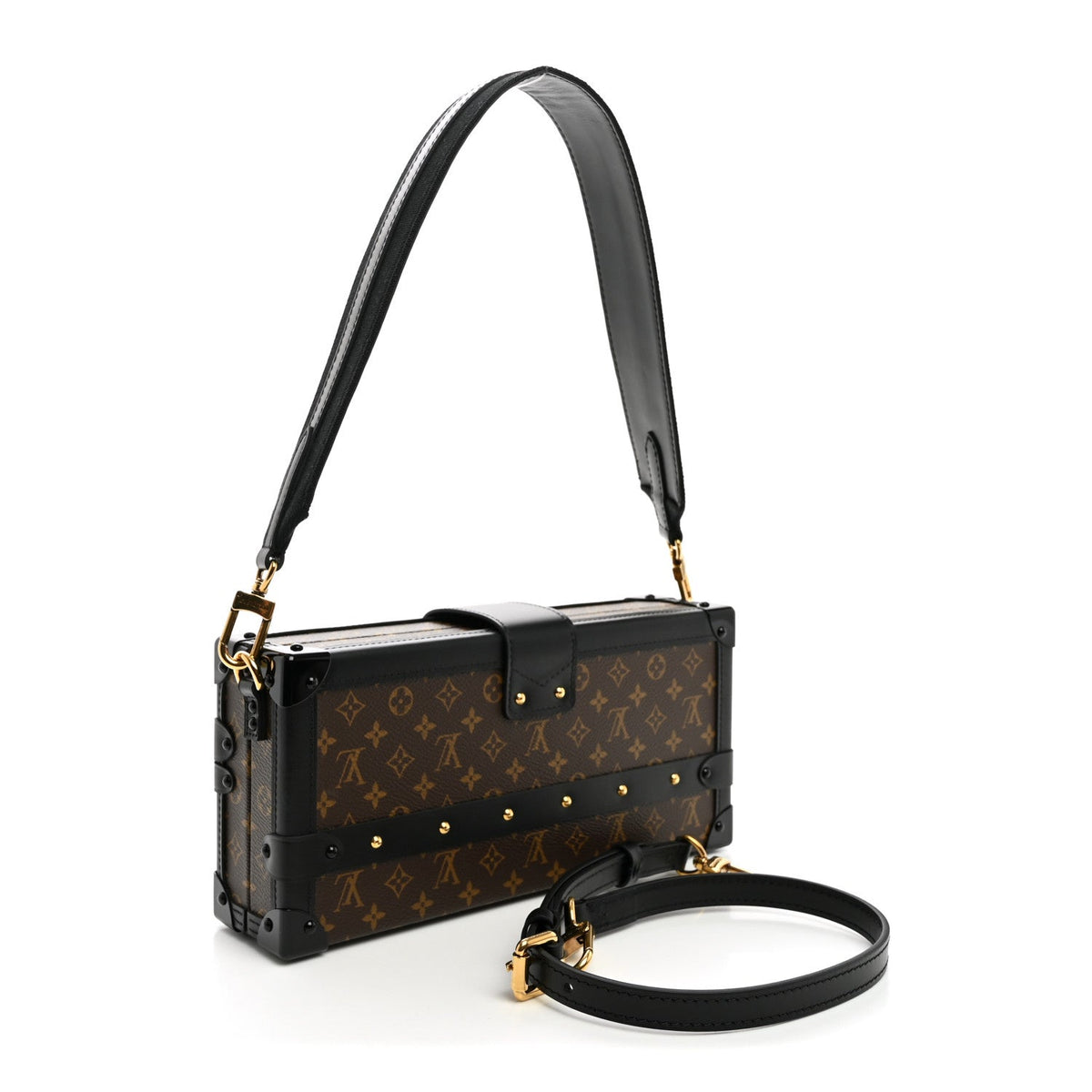 Monogram Petite Malle East West Black