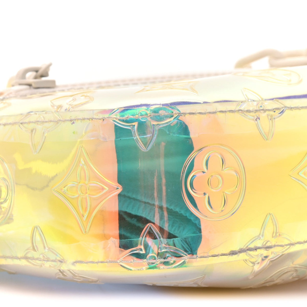 PVC Monogram Pochette Volga Iridescent Prism
