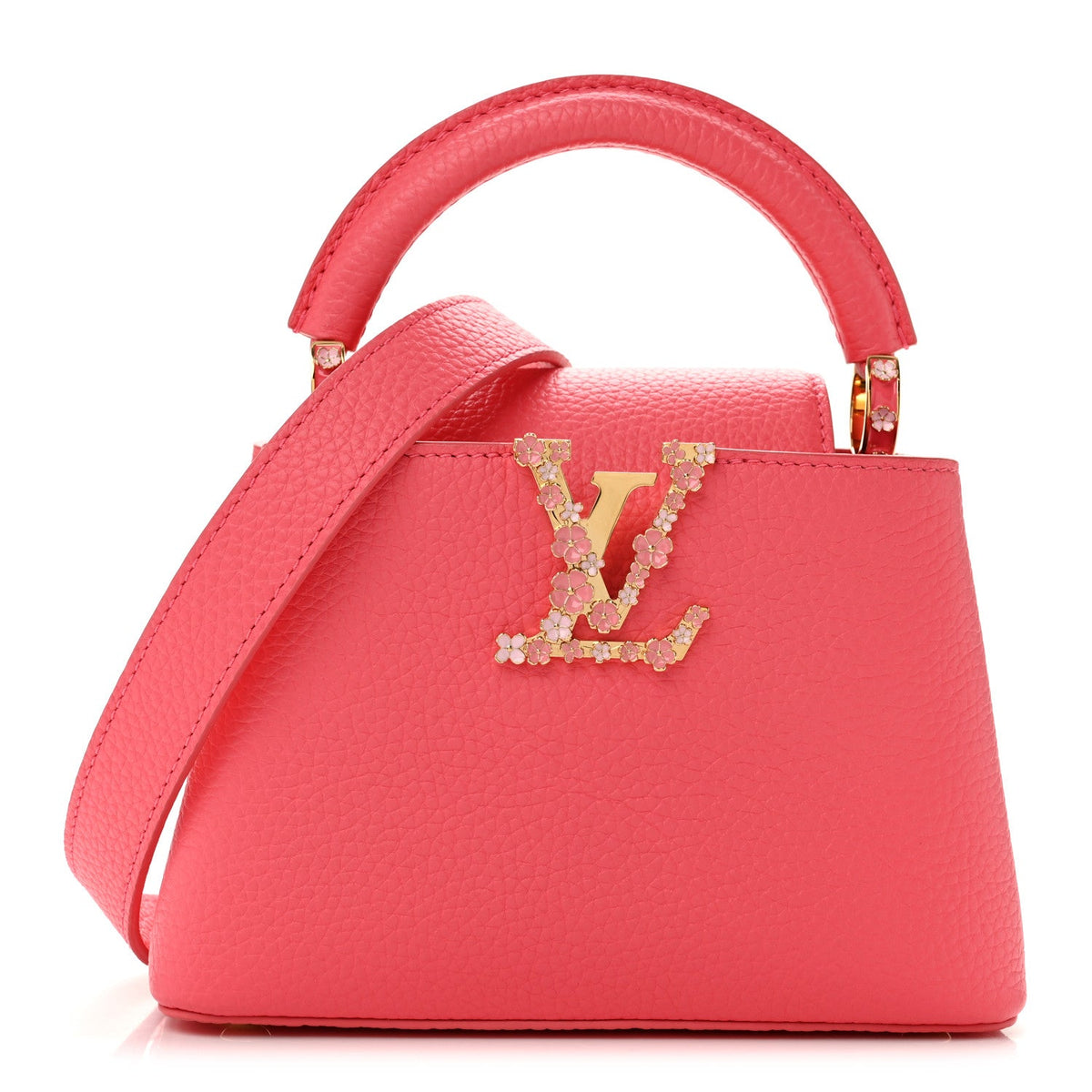 Taurillon LV Bloom Capucines Mini Pink Sky
