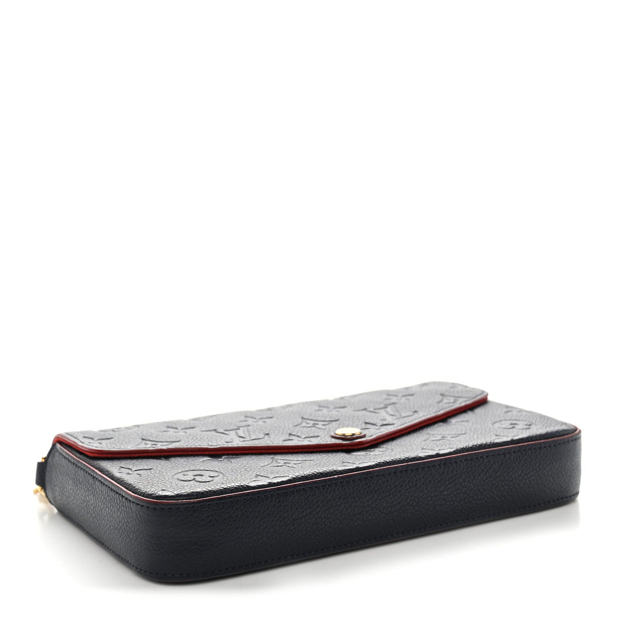 Empreinte Pochette Felicie Chain Wallet Marine Rouge