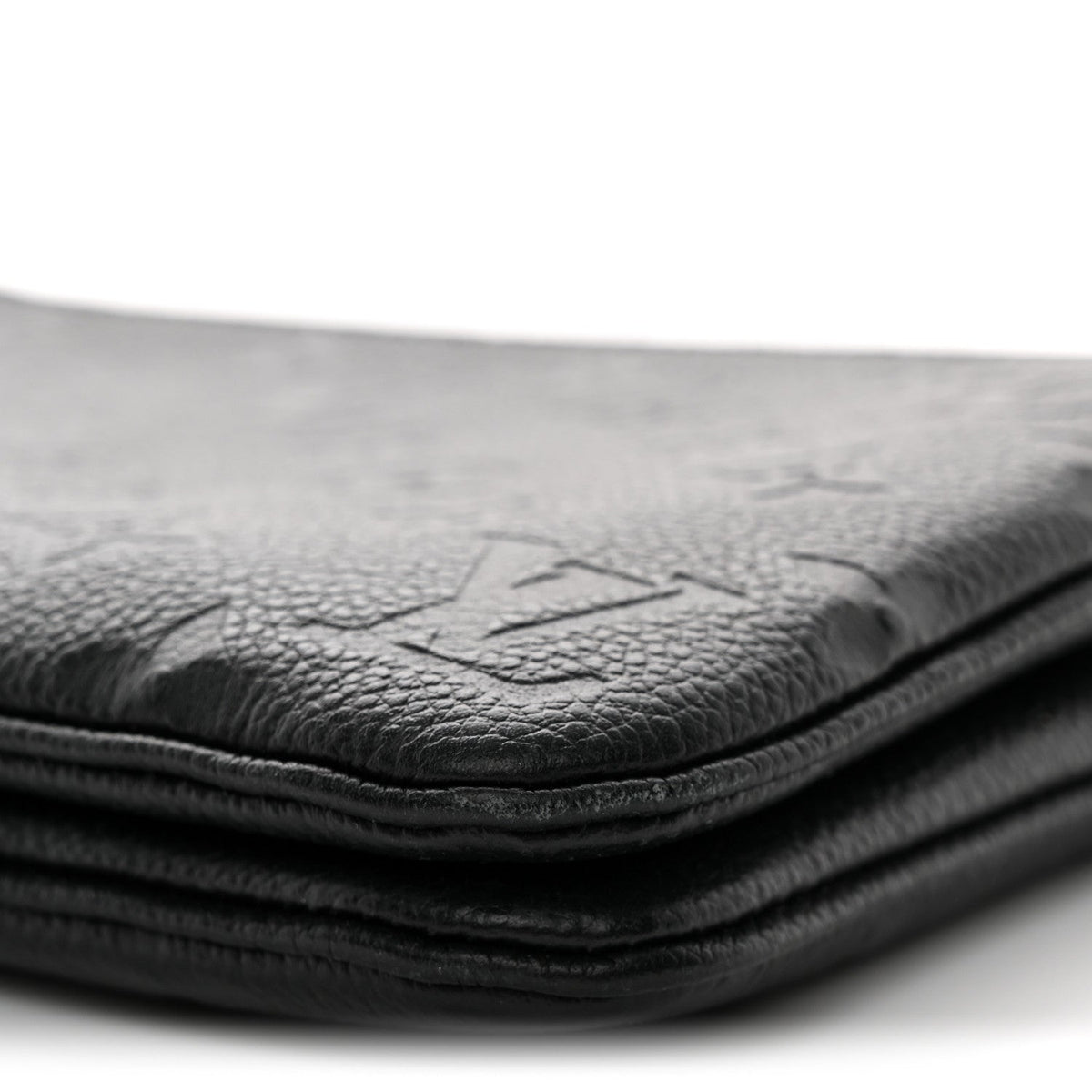 Empreinte Double Zip Pochette Black