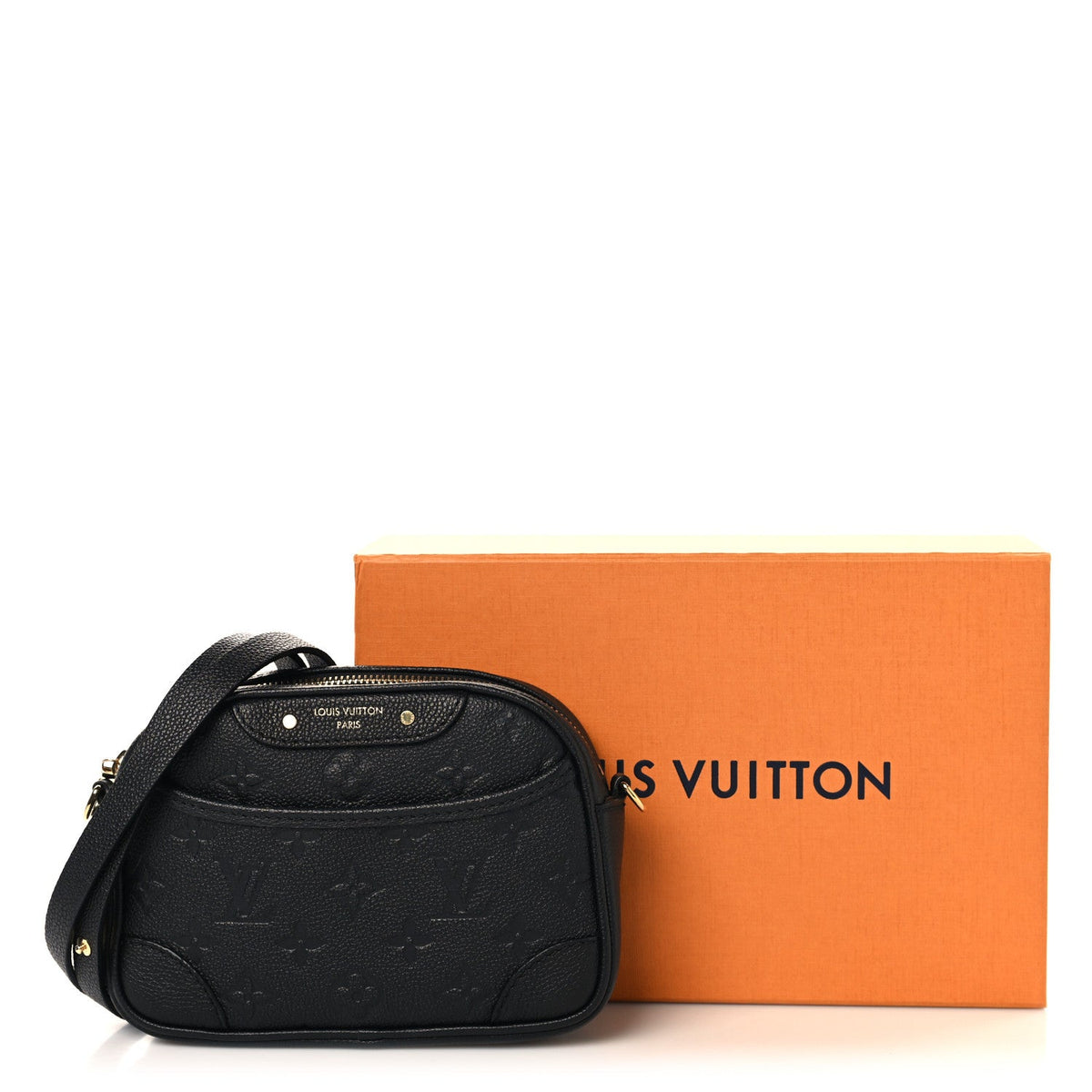 Empreinte Monogram Tiny Camera Bag Black