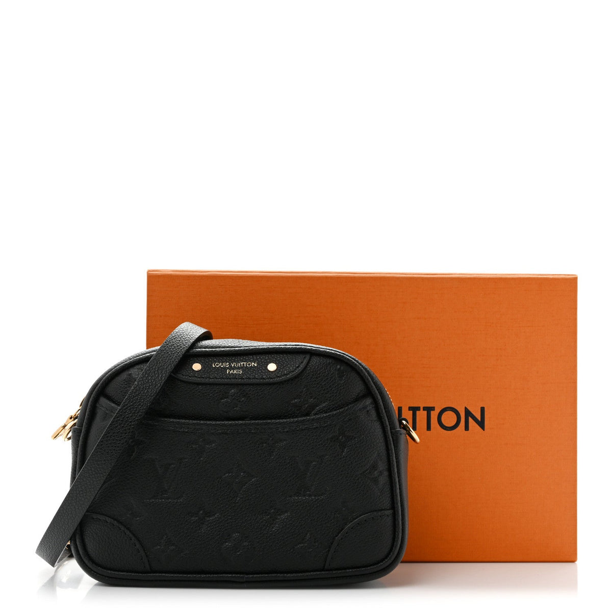 Empreinte Monogram Tiny Camera Bag Black