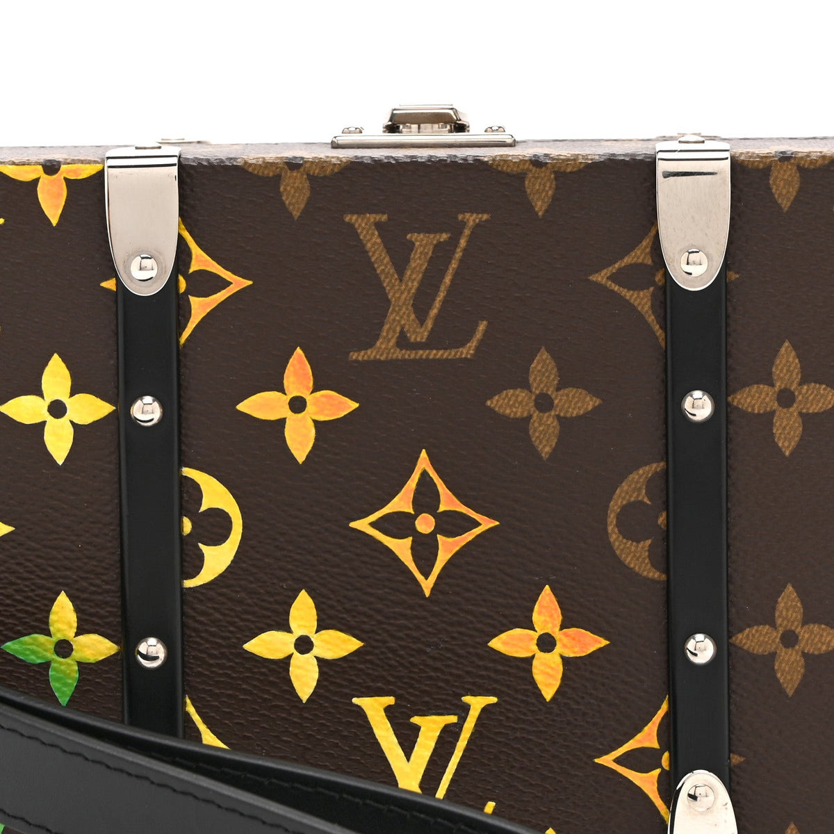 Monogram Wallet Trunk Black Multicolor