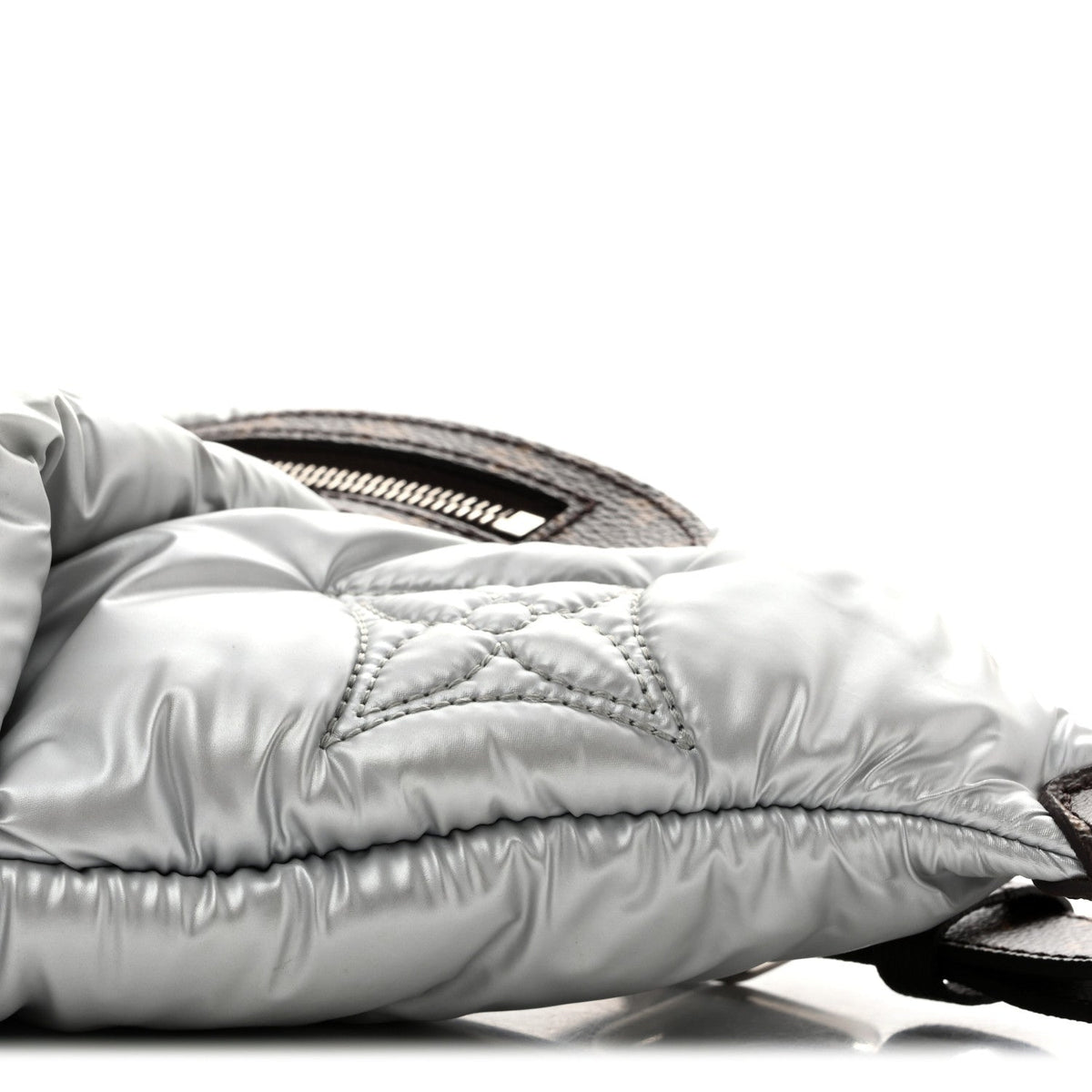 Econyl Monogram Pillow Bumbag Silver