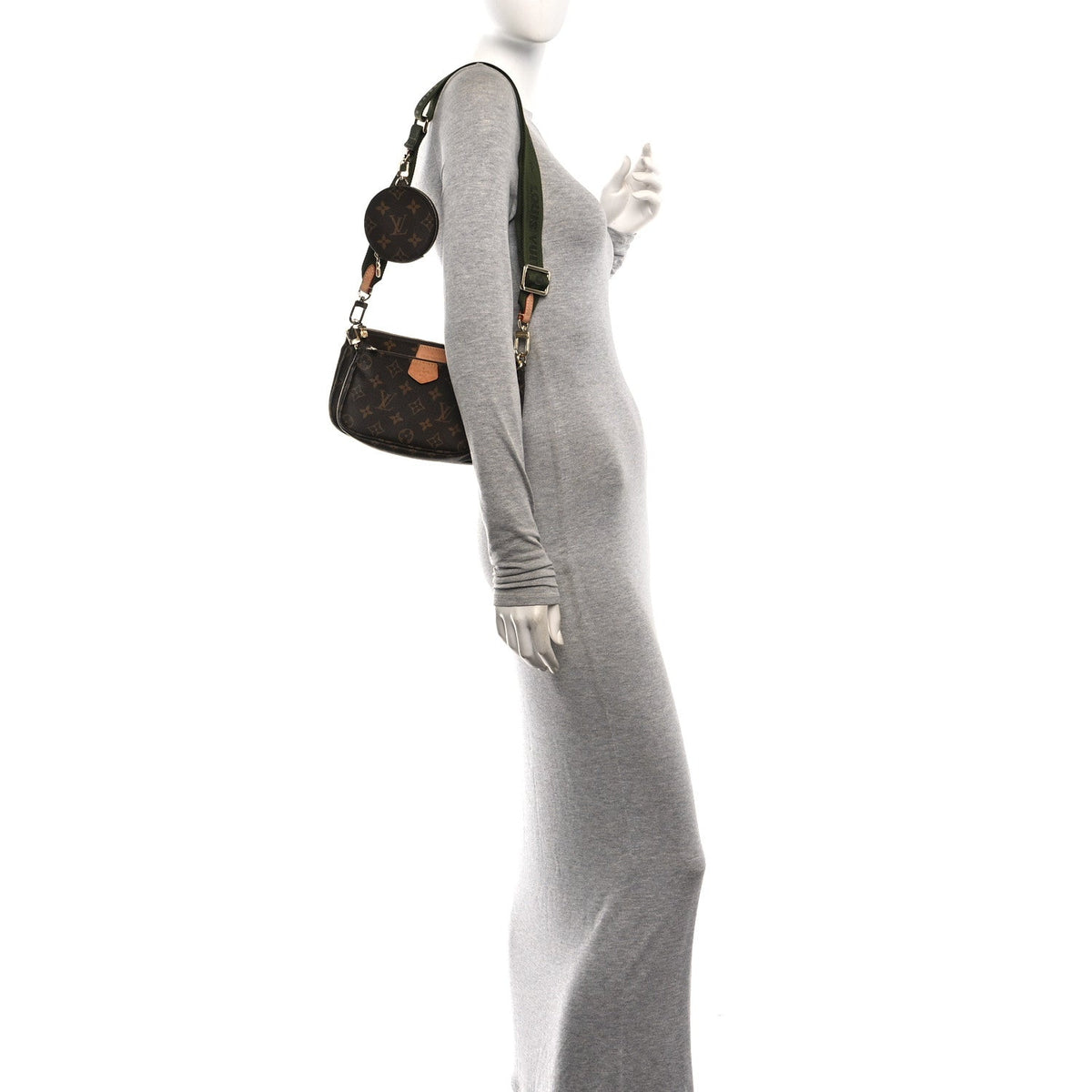Monogram Multi Pochette Accessories Kaki
