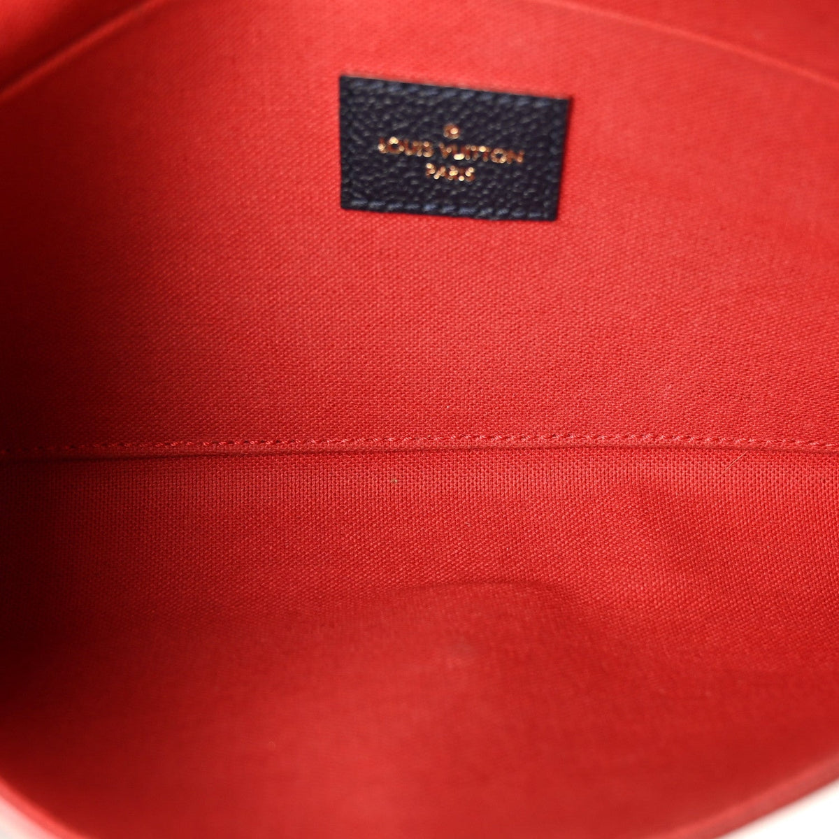Empreinte Pochette Felicie Chain Wallet Marine Rouge