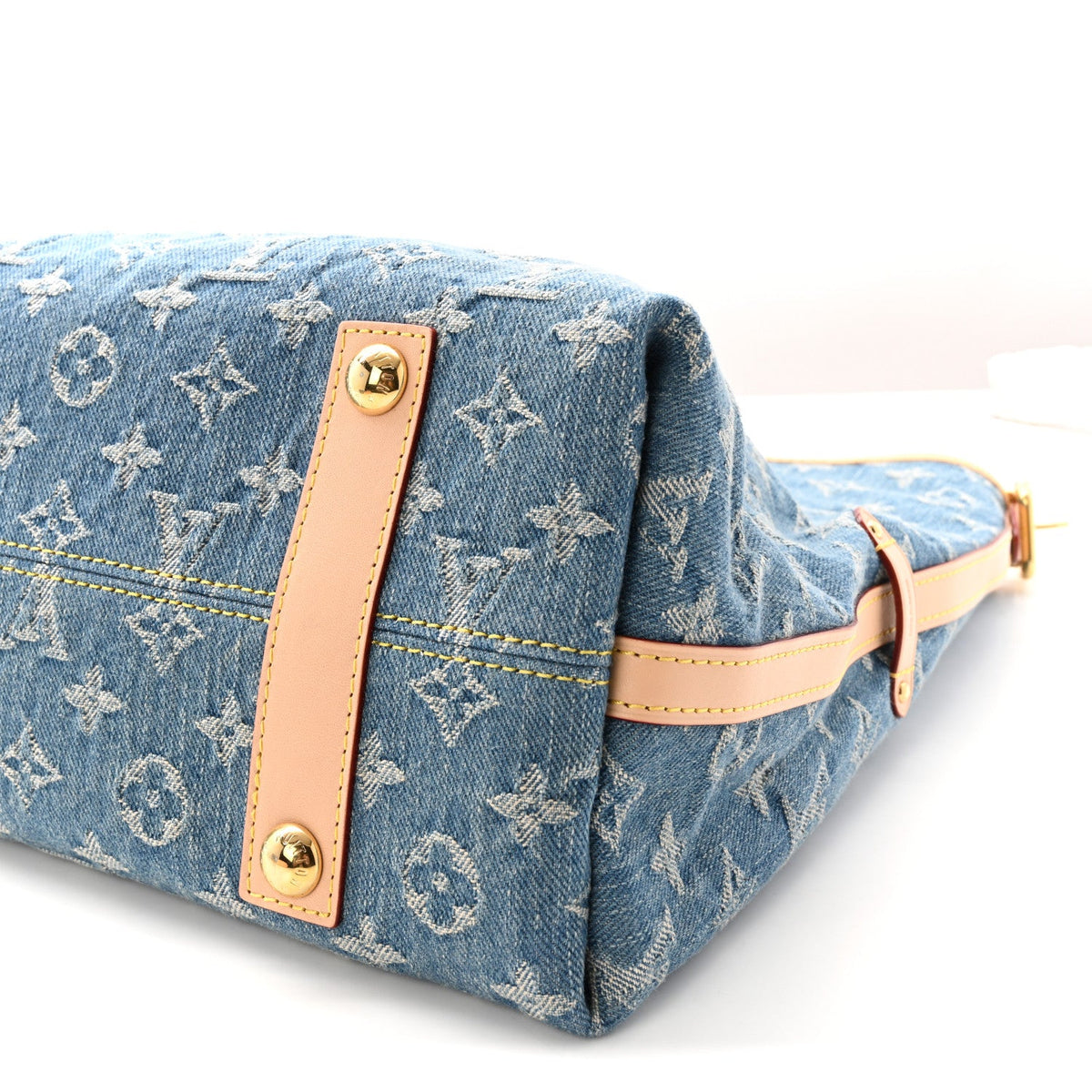 Monogram Denim CarryAll MM Blue