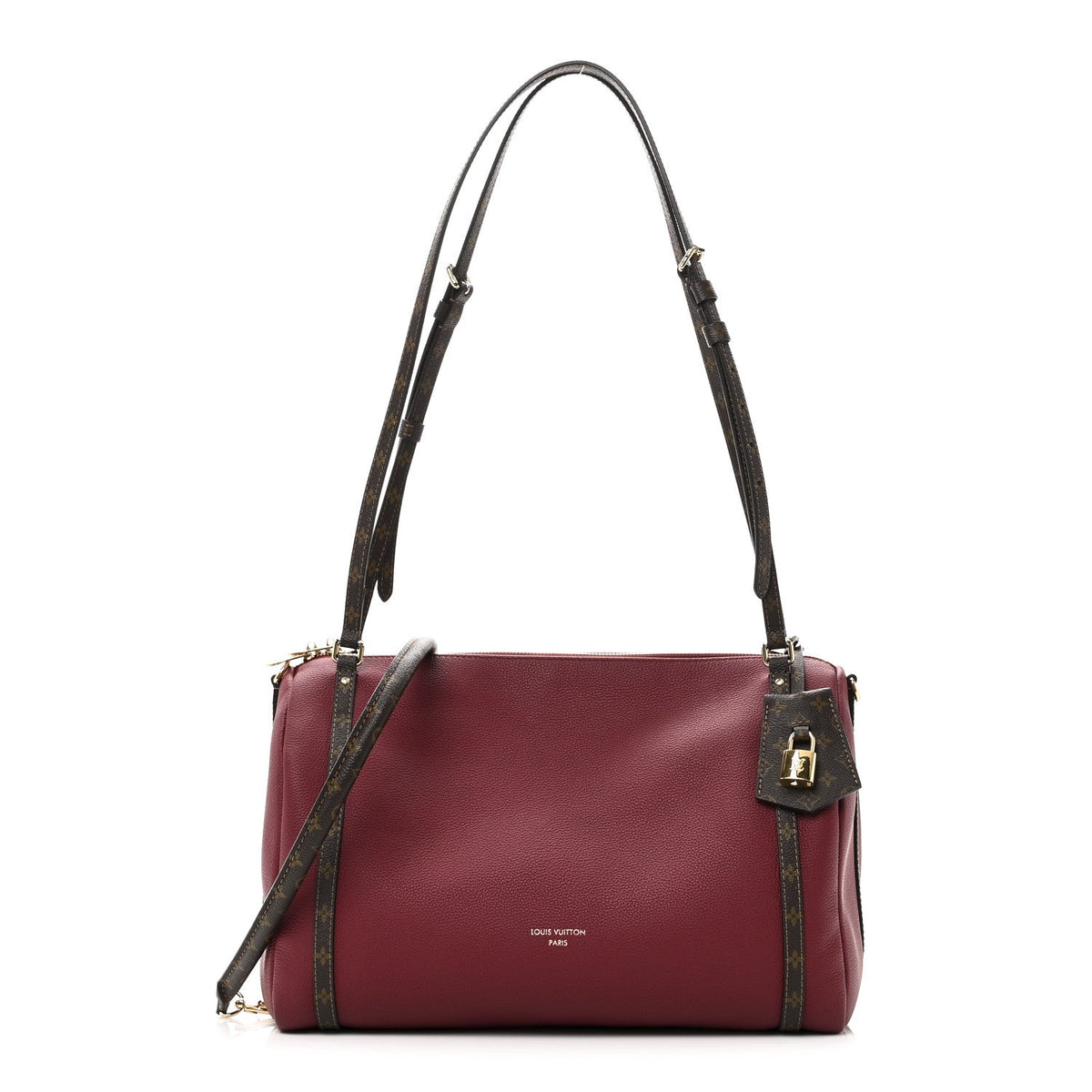 Calfskin Monogram Express MM Carmin Red