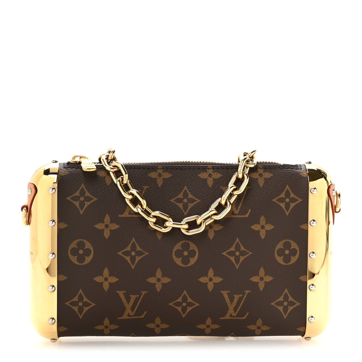 Monogram Metal Studded Capsule Pochette