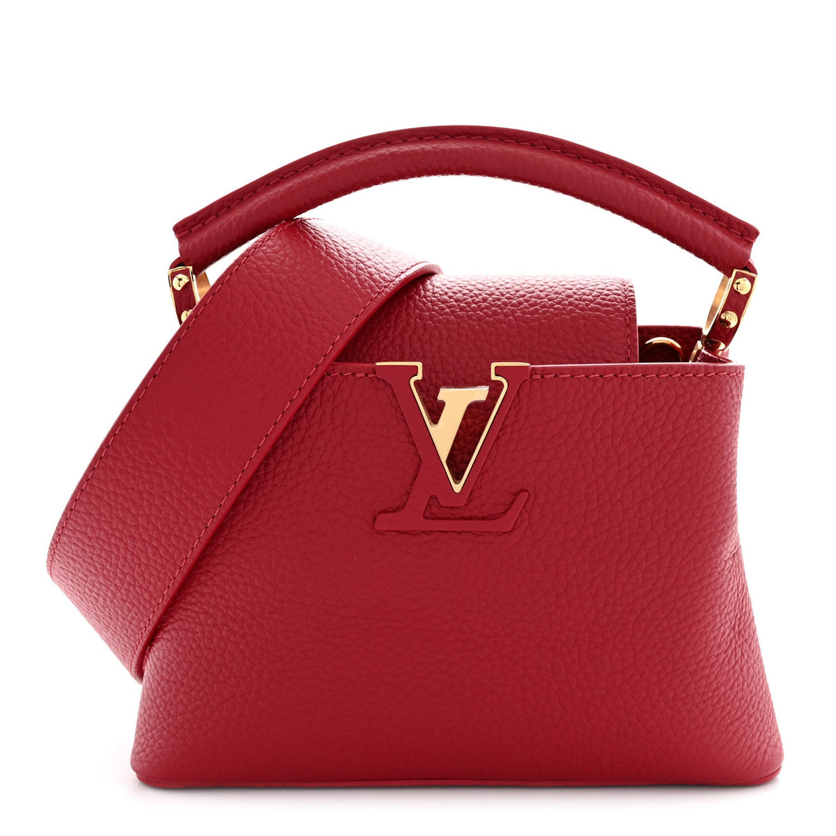 Taurillon Mini Capucines Scarlet
