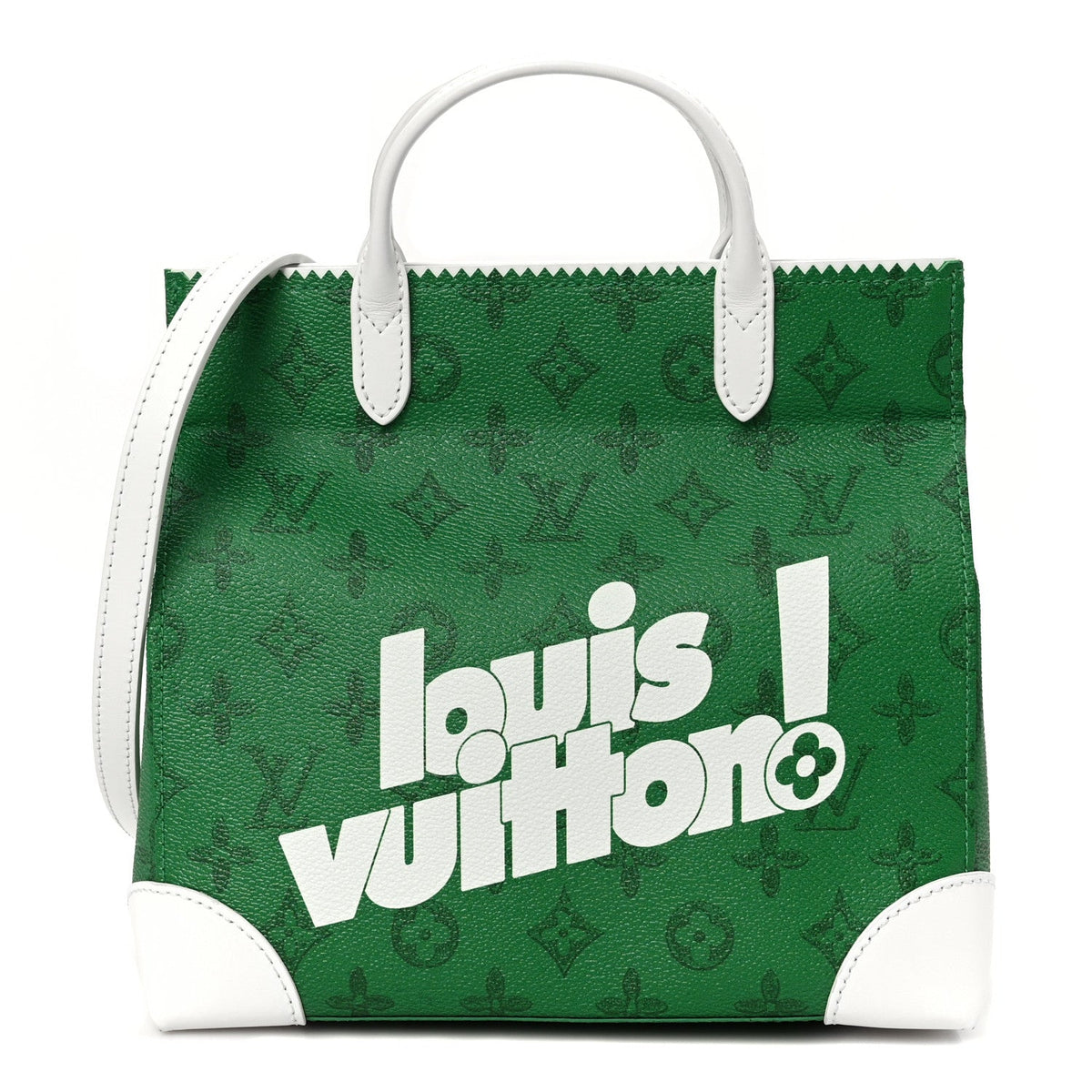 Vintage Monogram Everyday LV Litter Green