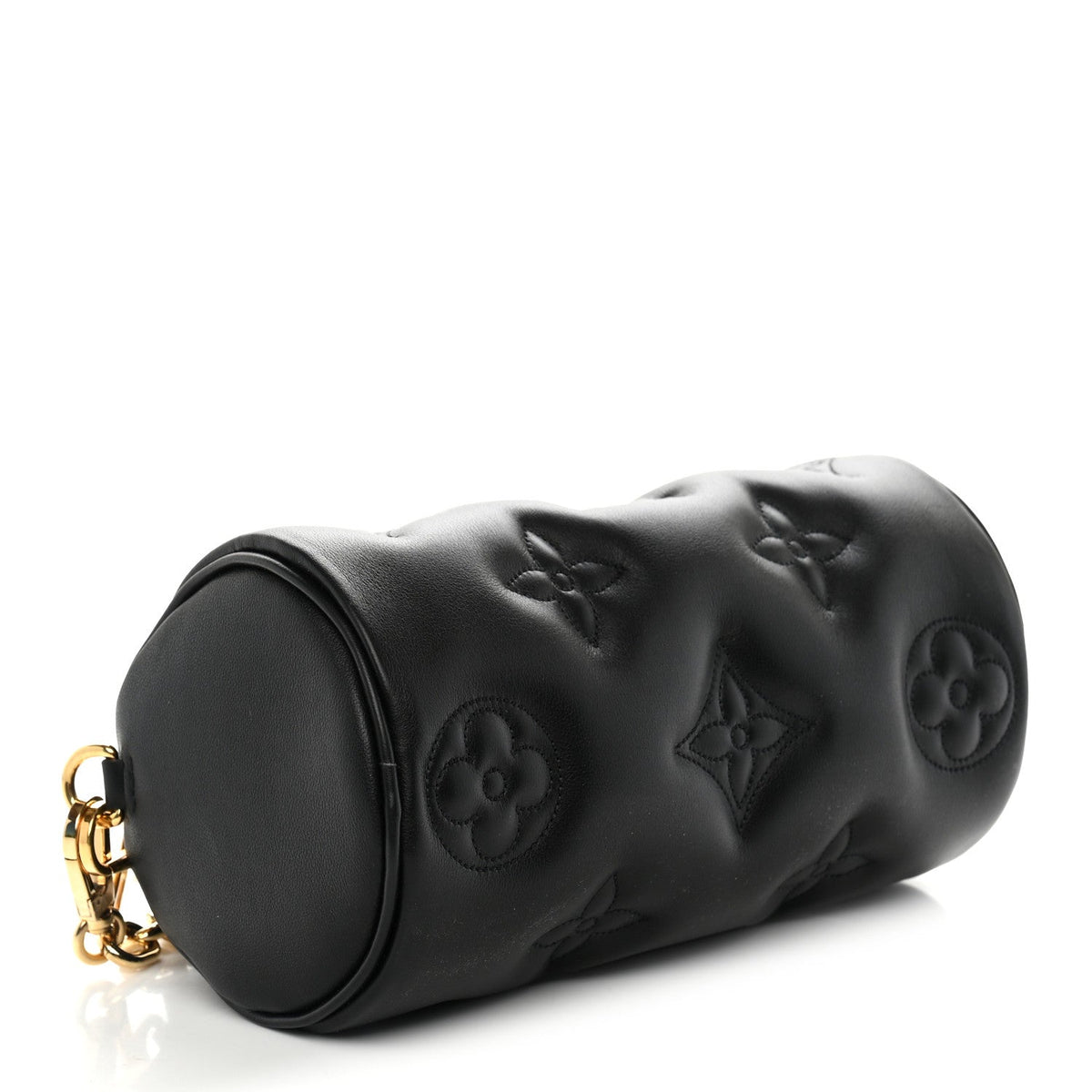 Calfskin Bubblegram Papillon BB Black