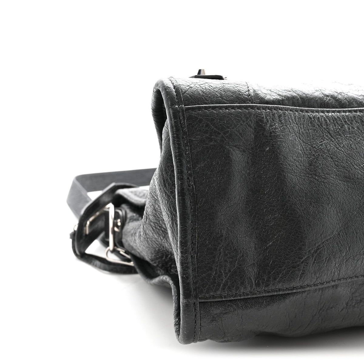 Agneau Classic Silver Hardware City Gris Fossile