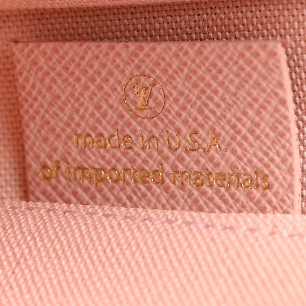 Damier Azur Pochette Felicie Chain Wallet Rose Ballerine