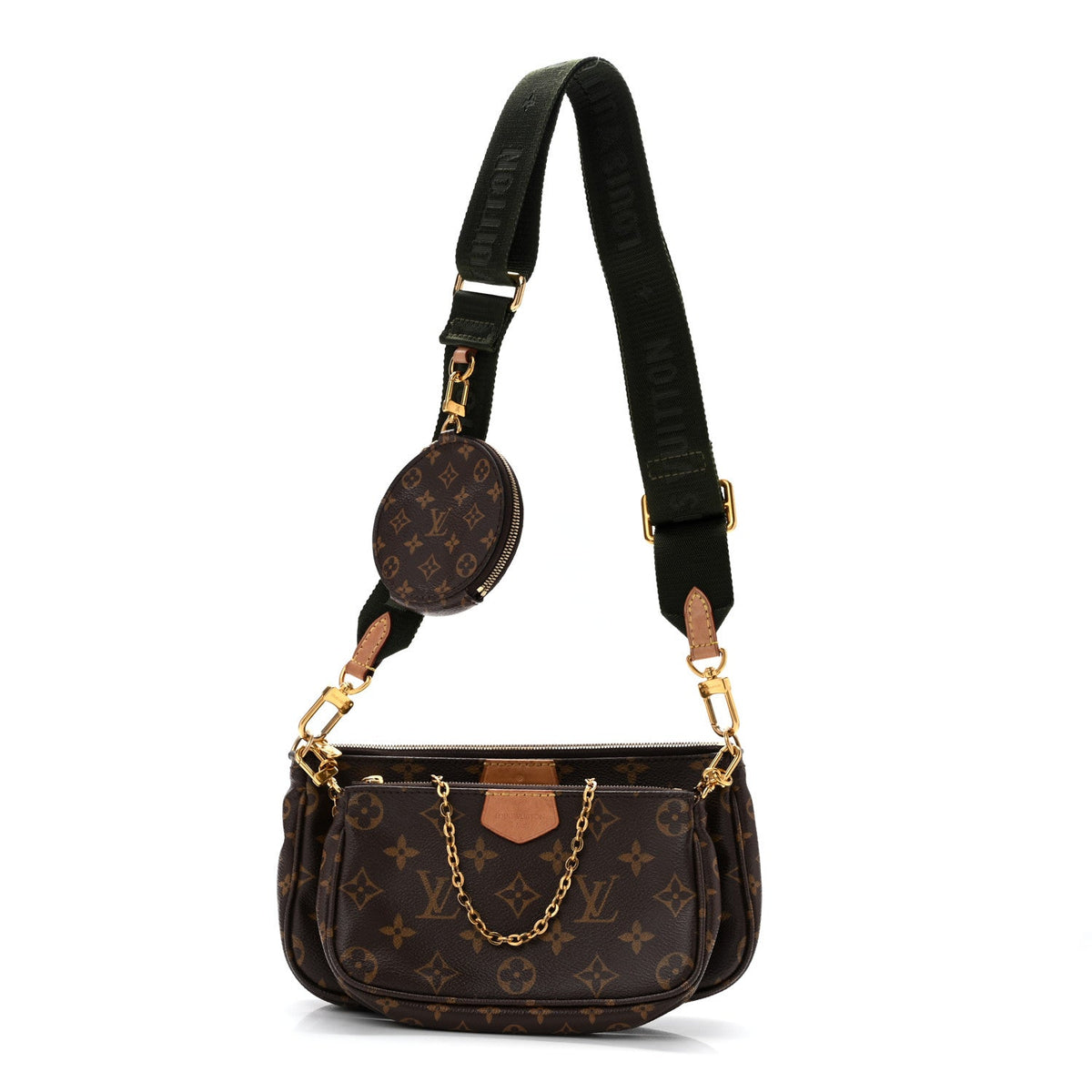 Monogram Multi Pochette Accessories Kaki
