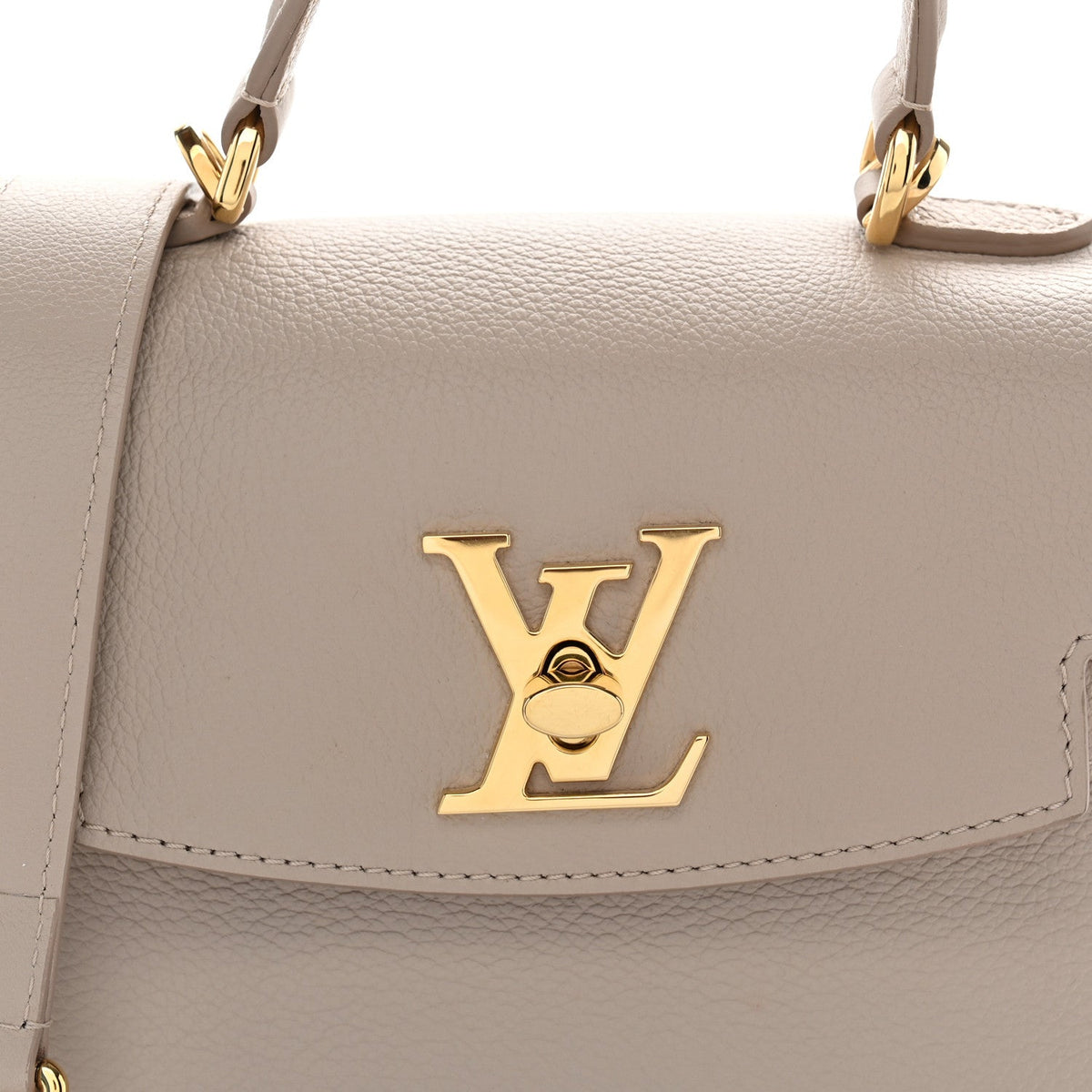 Soft Calfskin Mini Lockme Ever Greige