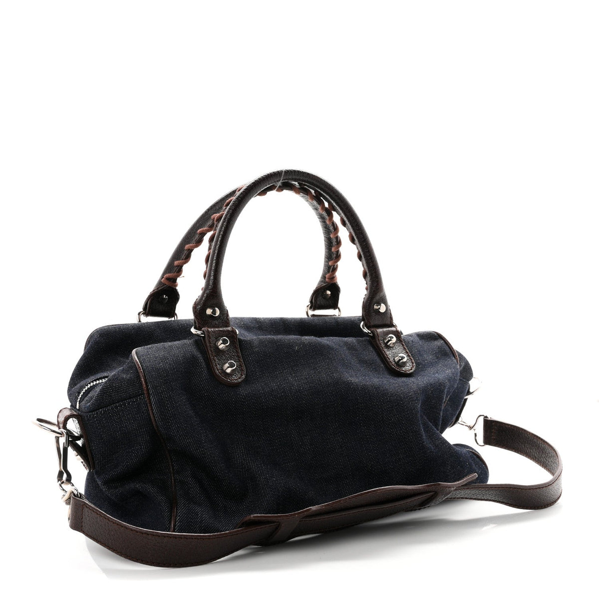 Denim Box Bag Chocolate