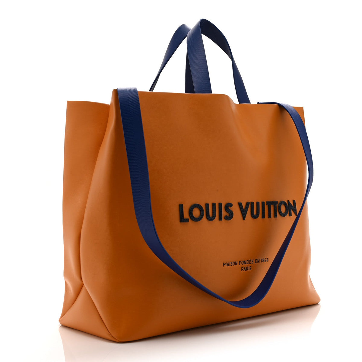 Cowhide Shopper Bag MM Safran