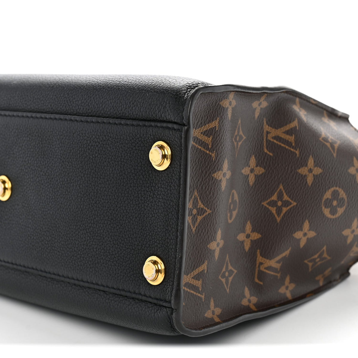 Calfskin Monogram On My Side Black