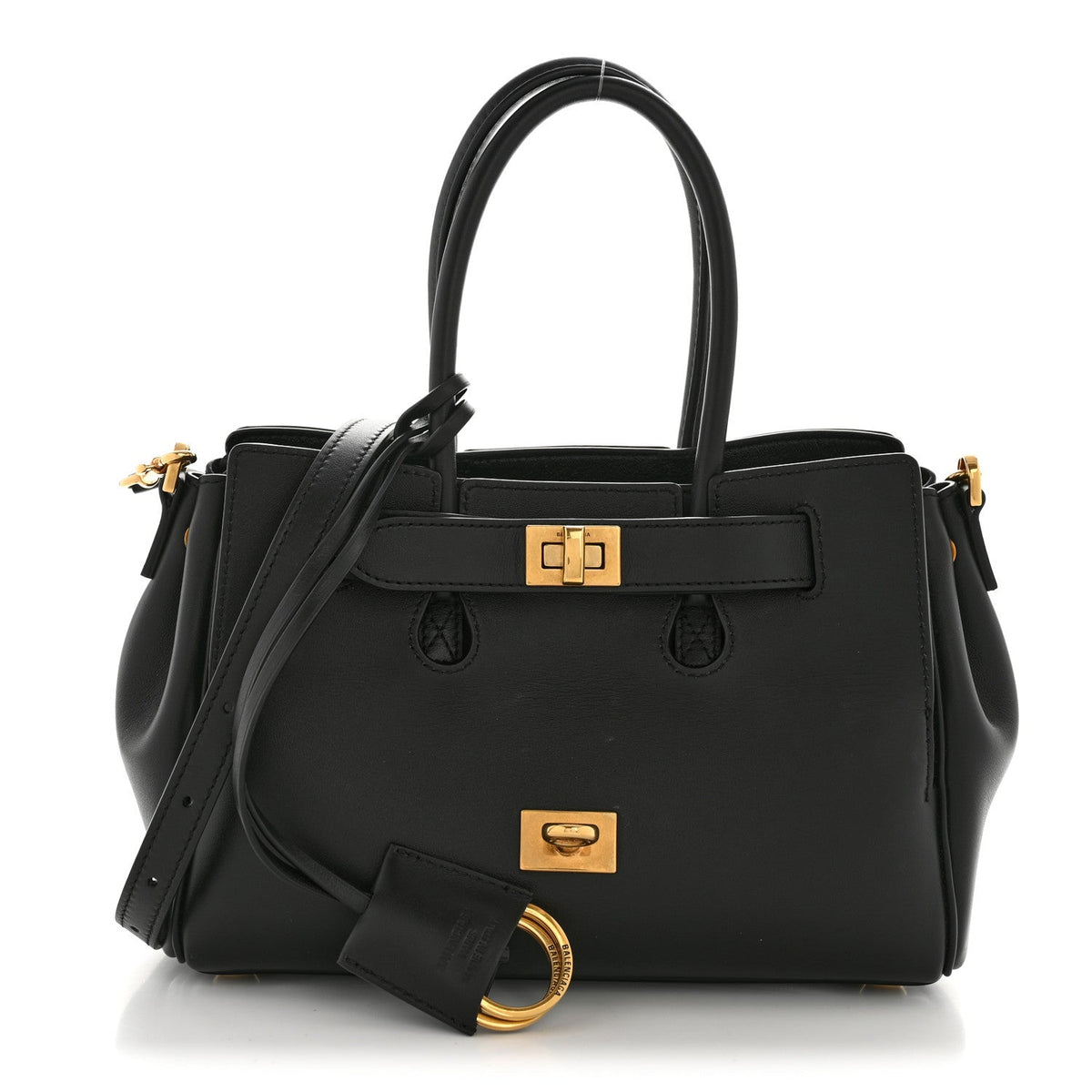 Smooth Calfskin Mini Bel Air Carry All Bag Suede Pink Black