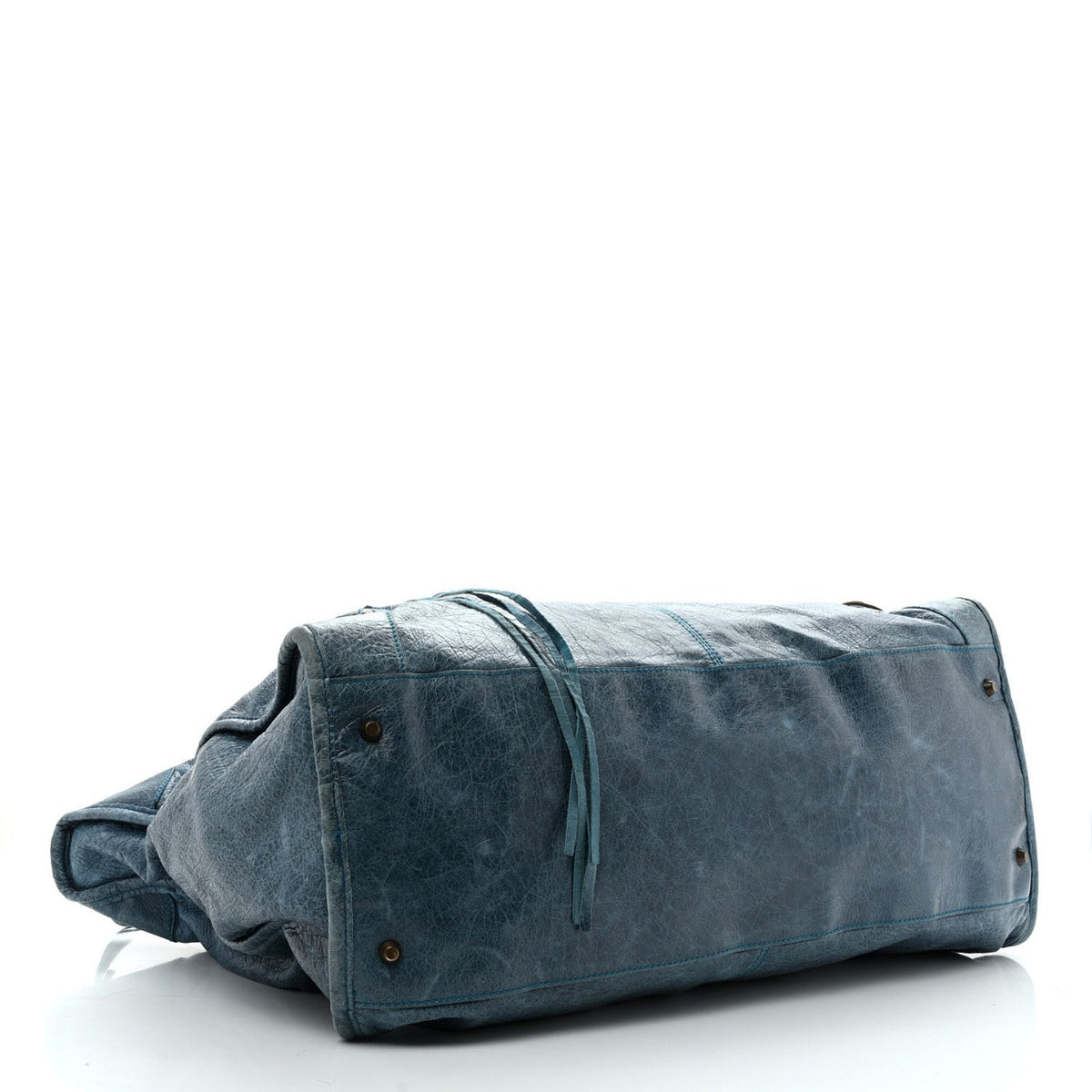 Agneau Classic Hardware Weekender Turquoise
