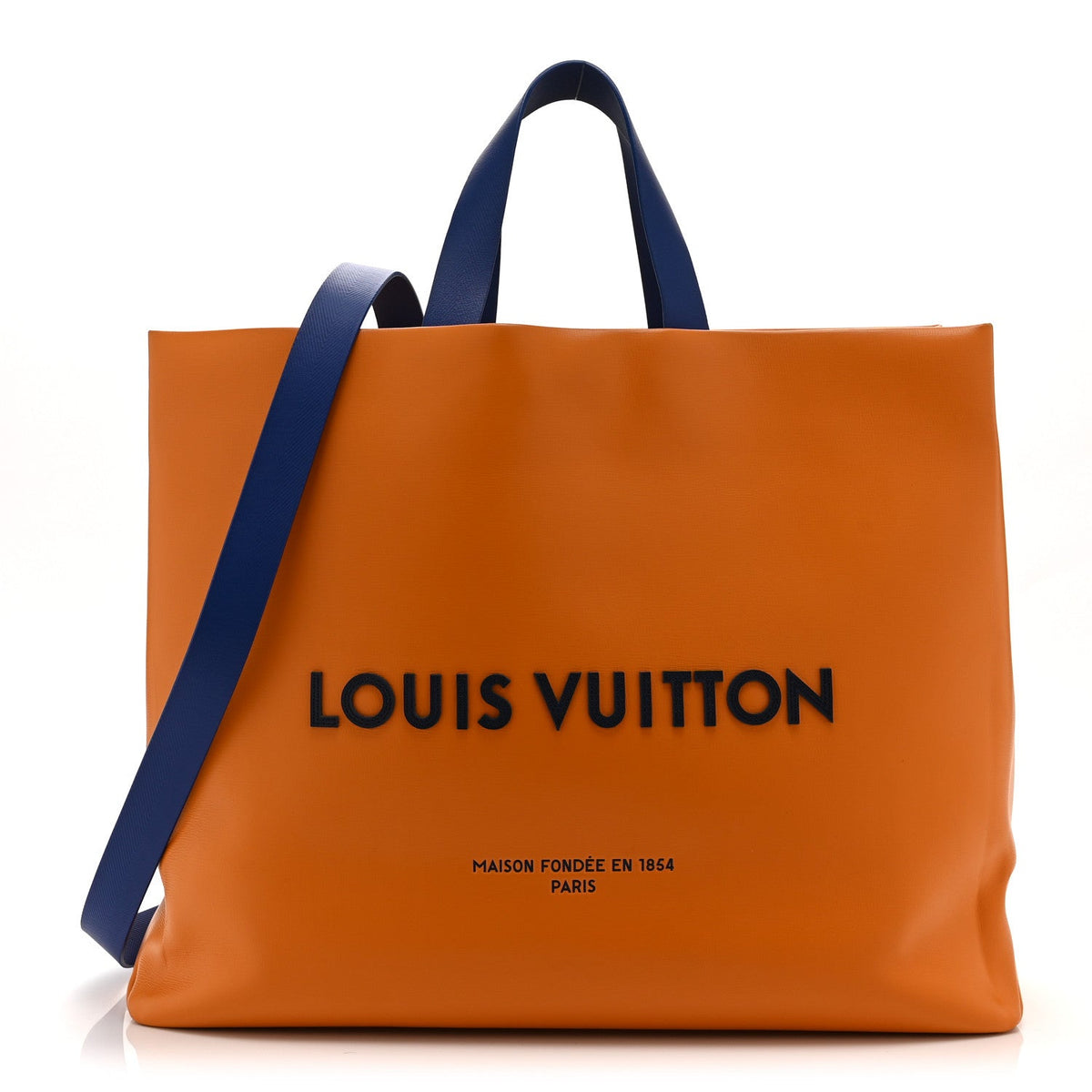Cowhide Shopper Bag MM Safran