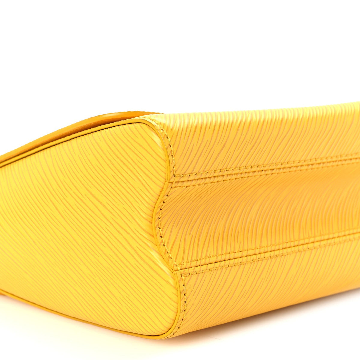 Epi Twist Braided Strap Shoulder Bag MM Sunflower