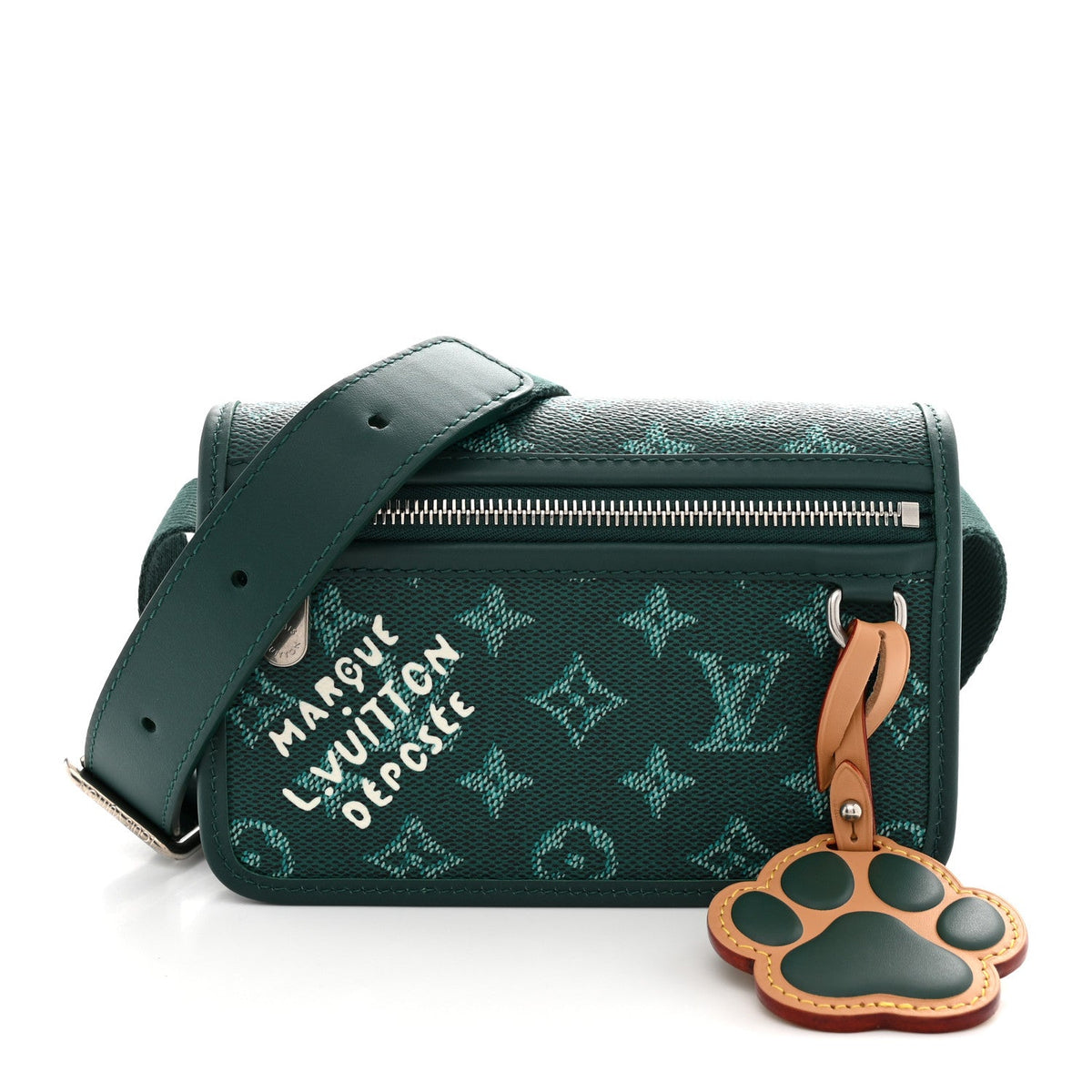 Monogram Heritage Bosphore Wearable Wallet Green