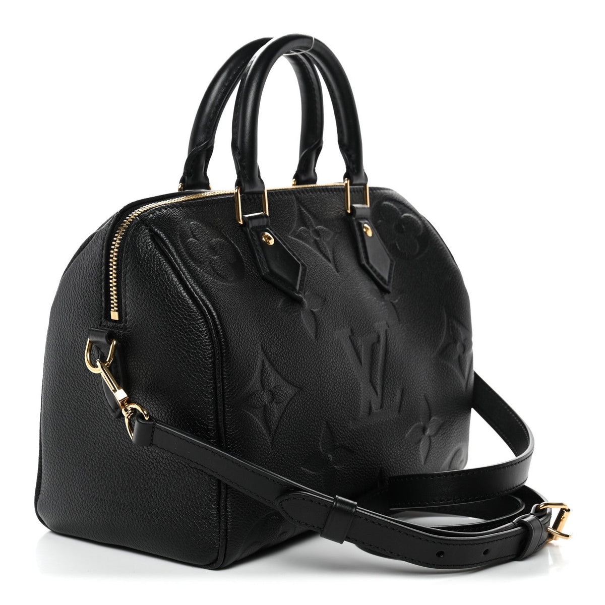 Empreinte Monogram Giant Speedy Bandouliere 25 Black