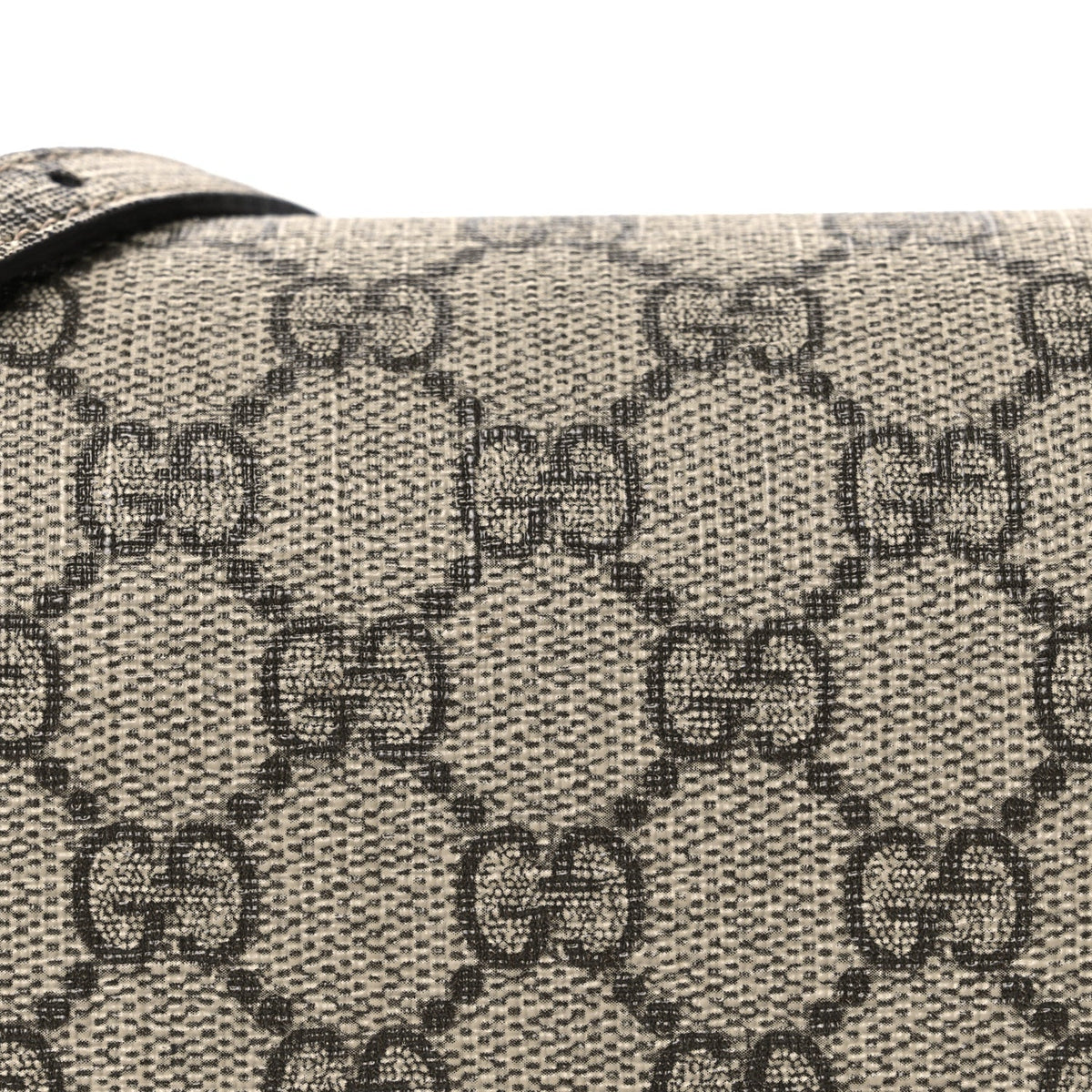 X GUCCI GG Supreme Monogram Small Hourglass Top Handle Bag Beige Ebony