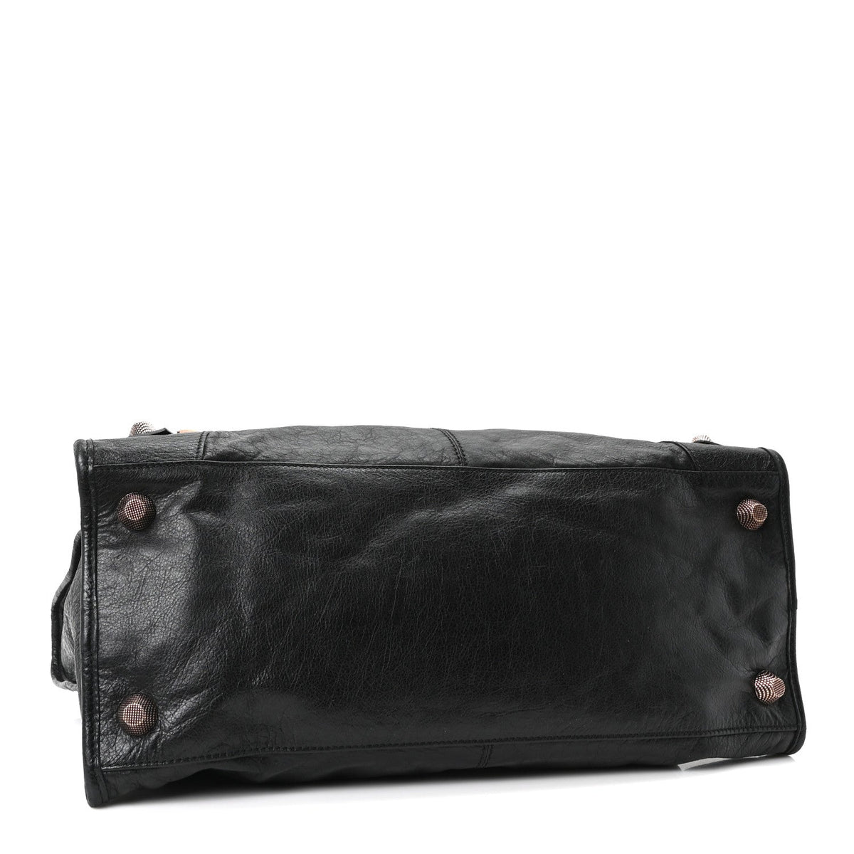 Agneau Giant 21 Rose Gold Hardware Work Black