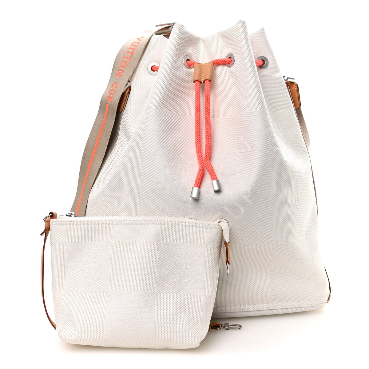 Damier Geant Americas Cup Volunteer Bag White