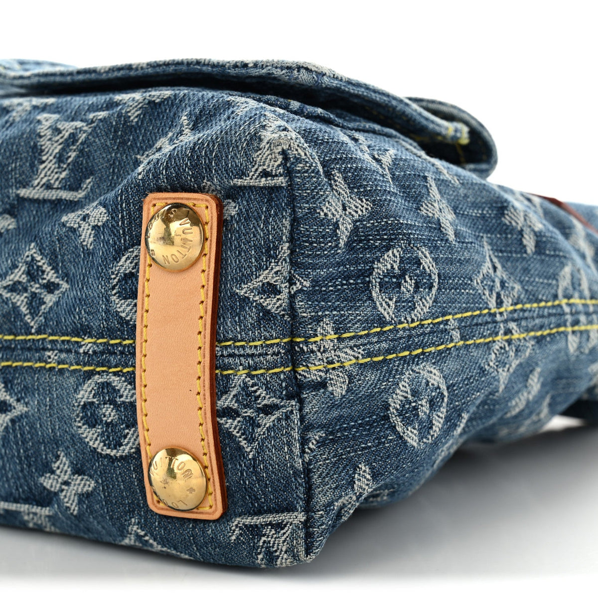 Monogram Denim Baggy PM Blue