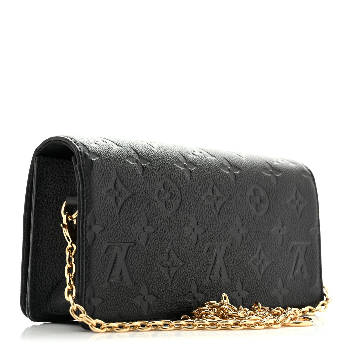 Empreinte Monogram Lily Wallet On Chain Black