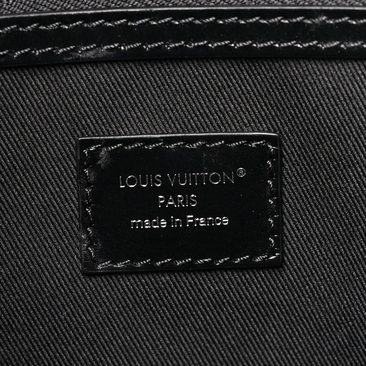 LV Night Calfskin Vagabond Hobo Black