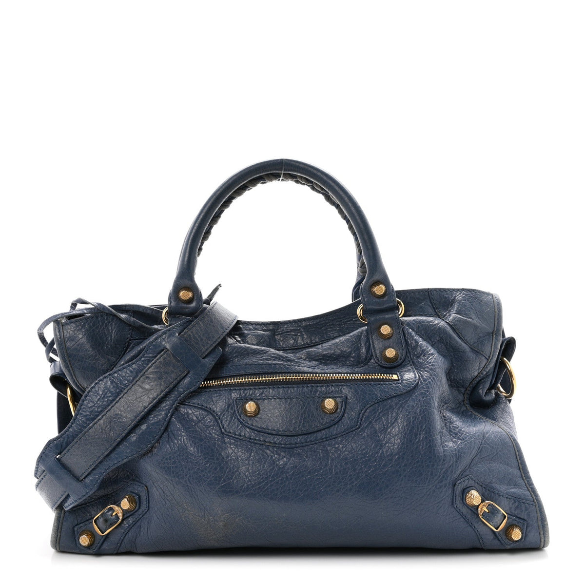Agneau Giant 12 Gold Hardware City Bleu Persan