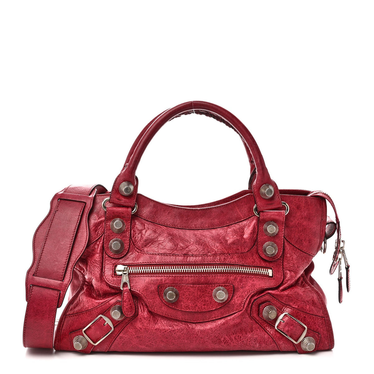 Agneau Giant 21 Silver Hardware City  Pourpre