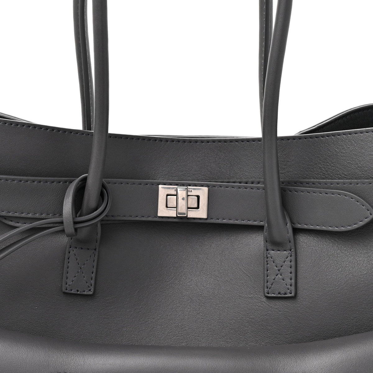 Smooth Calfskin Medium Bel Air Carry All Bag Grey