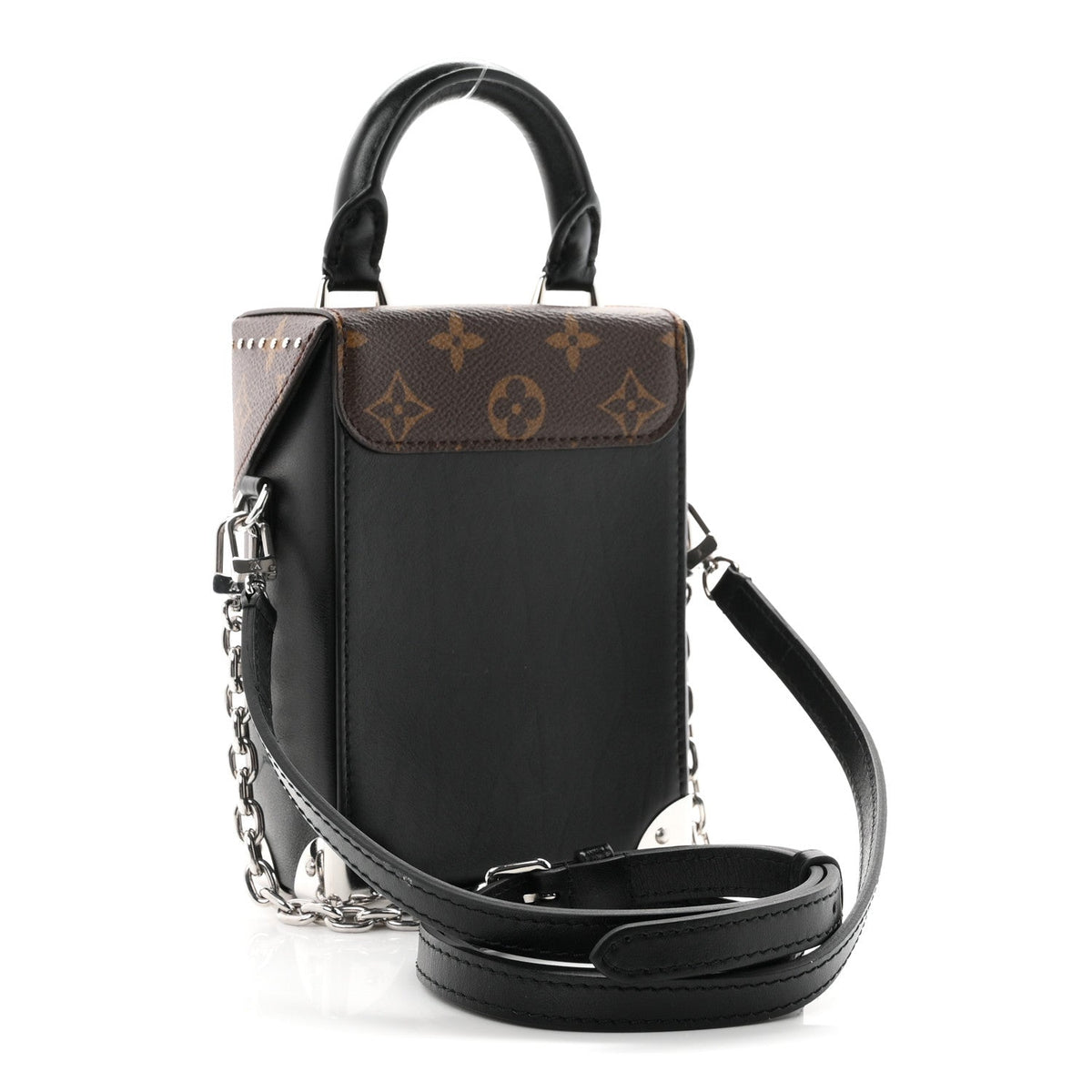 Calfskin Monogram Camera Box Vibe Black