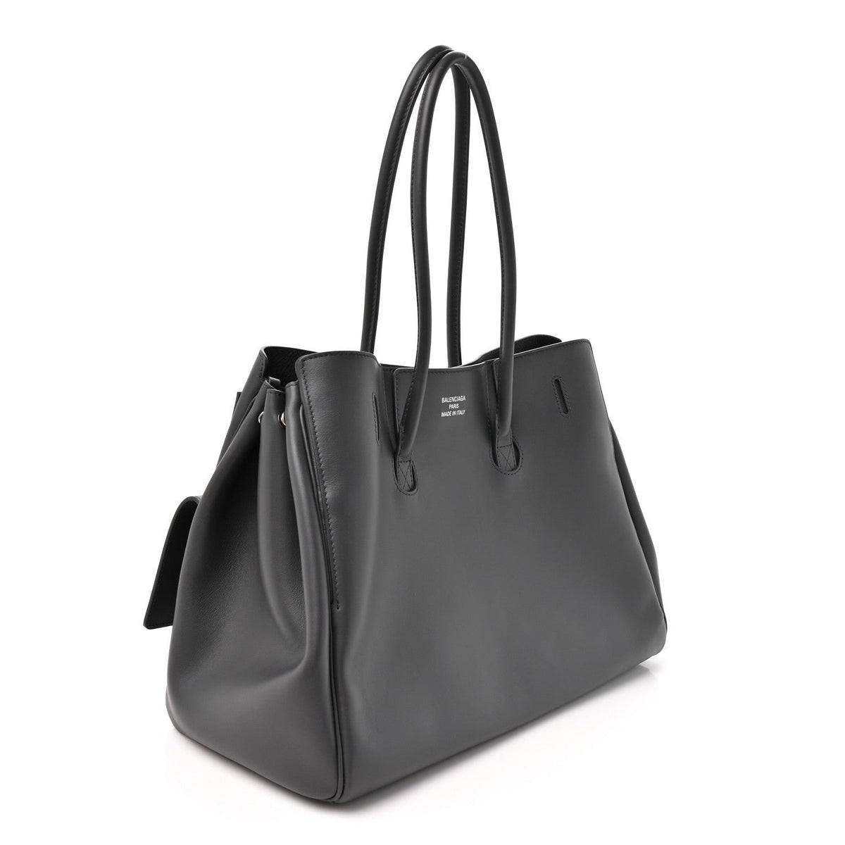 Smooth Calfskin Medium Bel Air Carry All Bag Grey