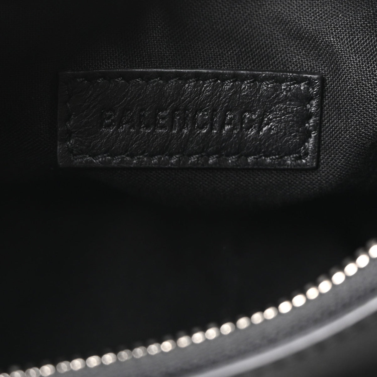 Smooth Calfskin Buckles Le Cagole Shoulder Bag XS Black