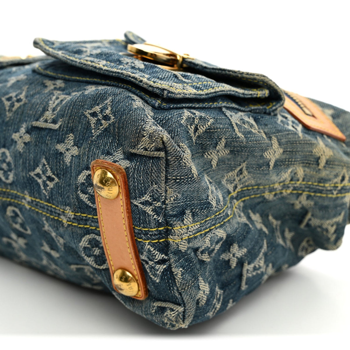 Monogram Denim Baggy PM Blue