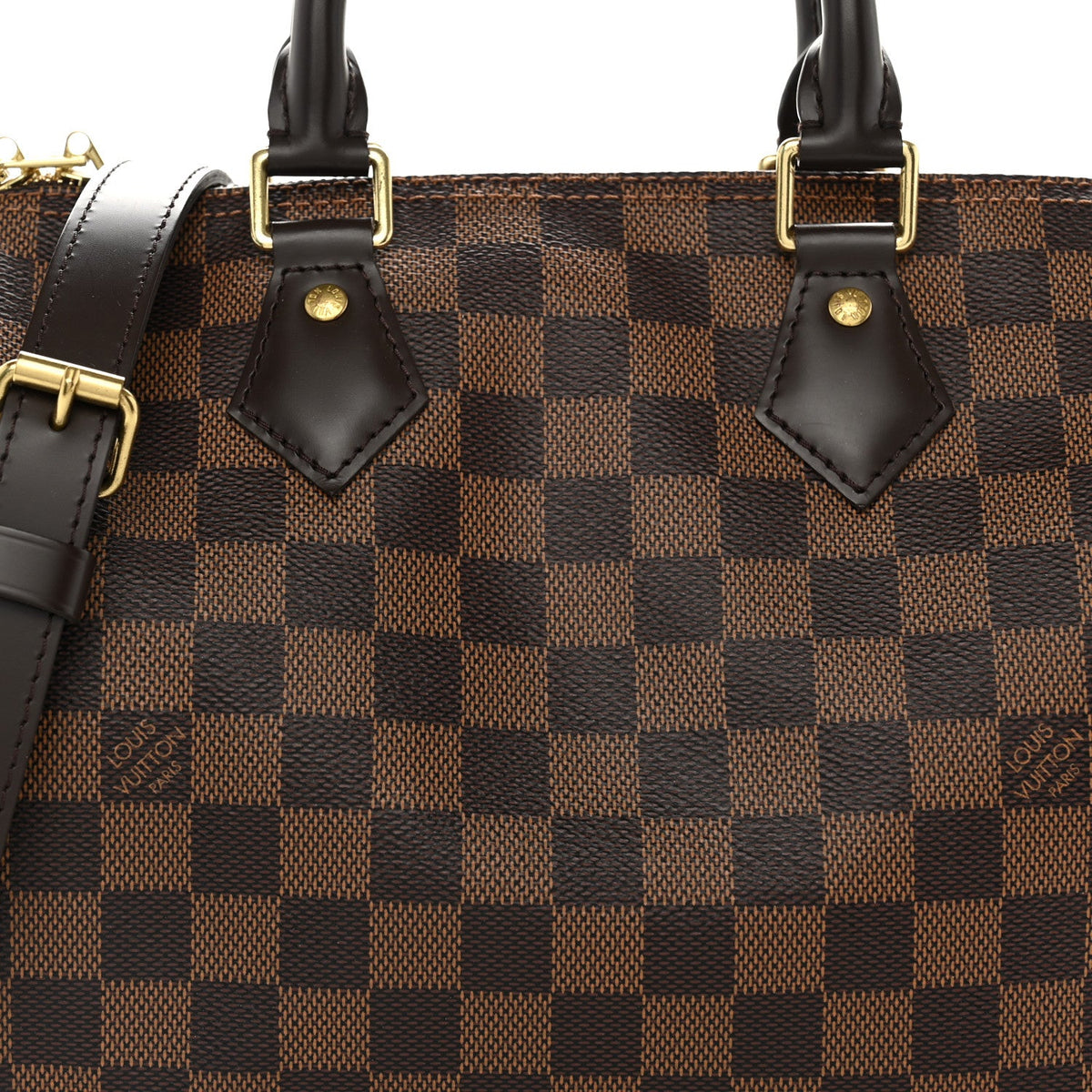 Damier Ebene Speedy Bandouliere 25