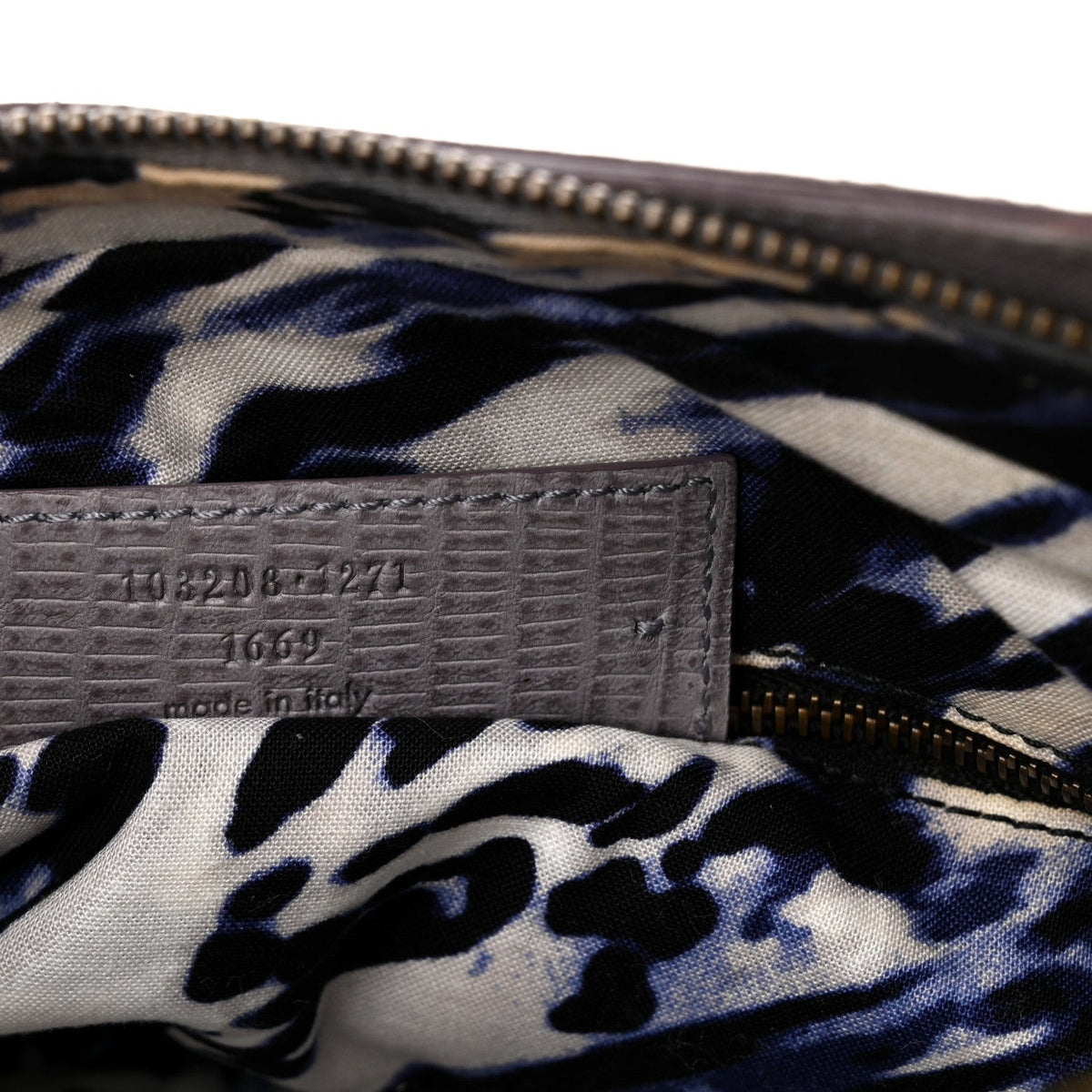 Agneau Lizard Embossed Classic Hardware First Fer