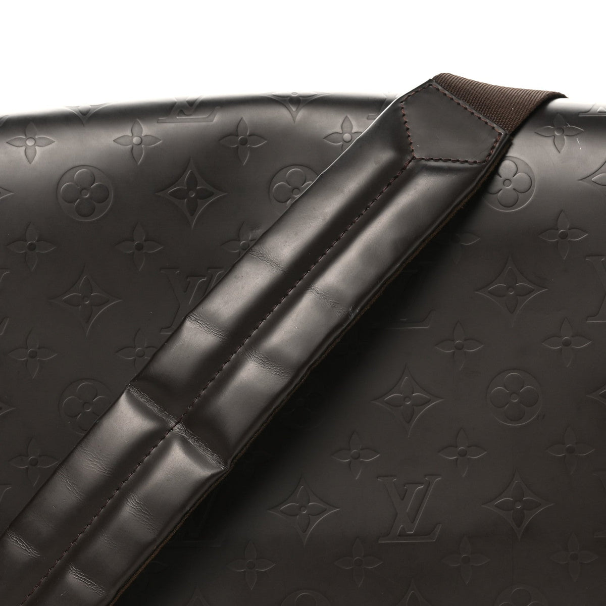 Monogram Glace Fonzie Messenger Bag Cafe