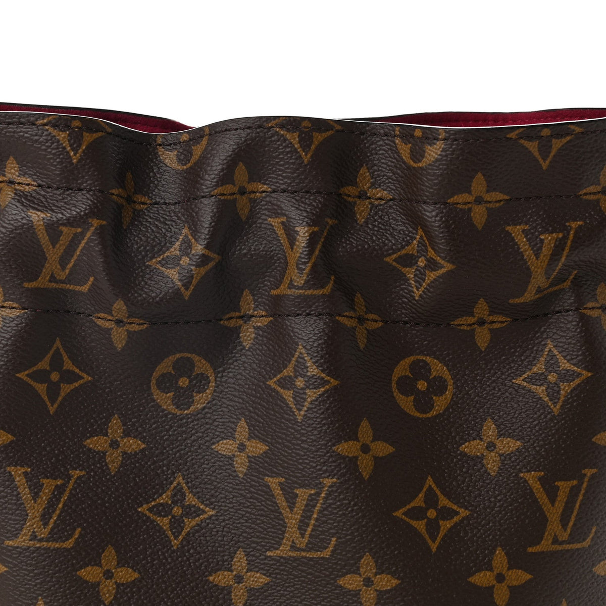 Monogram Pouch Noe Fuchsia